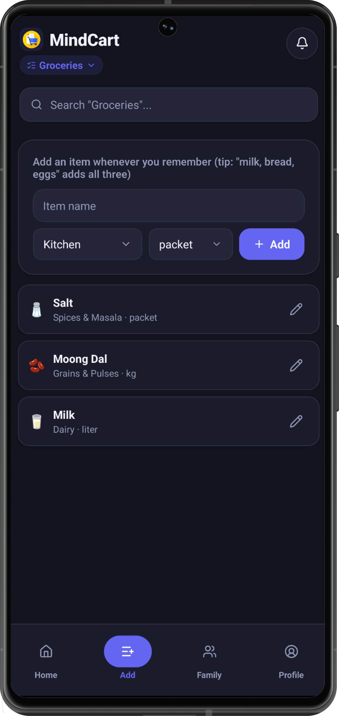 Mindcart app screenshot 2